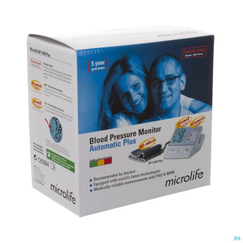 Microlife Bpa100 Plus Tensiometre Brassard Mam/pad