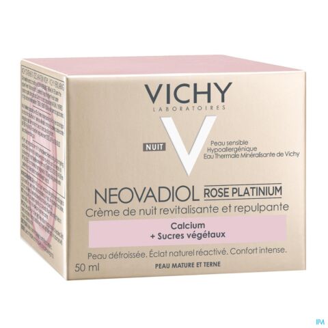 Vichy Neovadiol Rose Platinium Crème de Nuit Peaux Matures & Ternes Pot 50ml