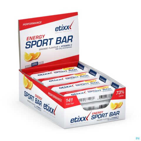 Etixx Performance Energy Sport Bar Orange 12x40g