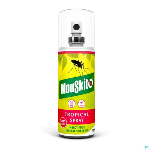 Mouskito Tropical Spray Insectifuge DEET 50% Régions Tropicales 100ml