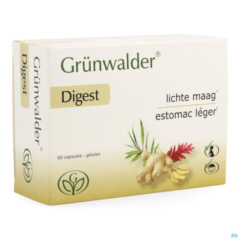 Grunwalder Digest Estomac Leger Maxi Caps 60