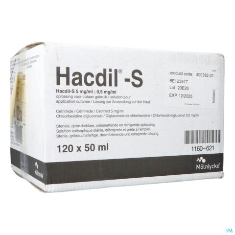 Hacdil-S 5 mg/ml - 0.5 mg/ml sol. cut. amp. 120 x 50 ml