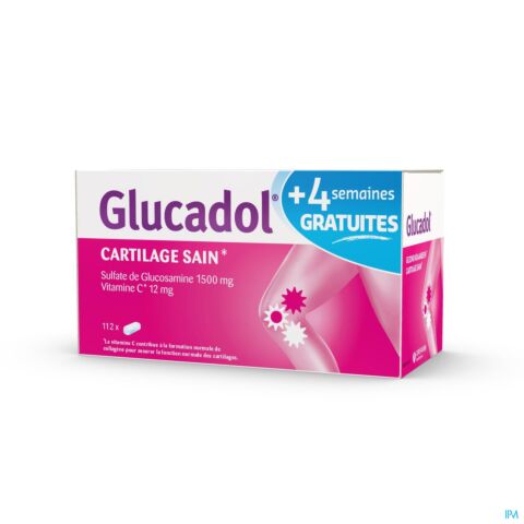 Glucadol Cartilage Sain Promo 4 Semaines Gratuites 112 Comprimés