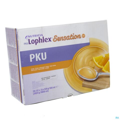 Pku Lophlex Sensation 20 Juicy Orange 36x109g