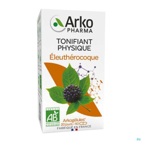 Arkogelules Eleutherocoque Bio Caps 40