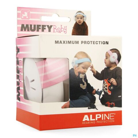 Alpine Muffy Casque Auditif Baby Pink