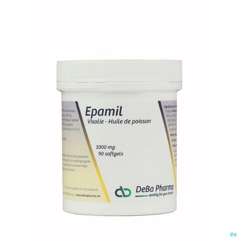 Deba Pharma Epamil 1000mg Omega-3 90 Softgels