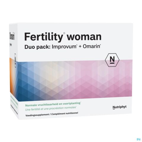 Fertility woman Duo 60 comp Improvum + 60 gélules Omarin