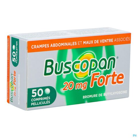 Buscopan Forte 20mg Comp Pell 50