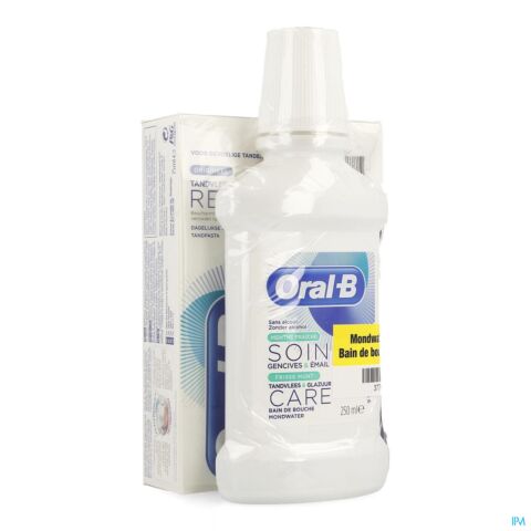 Oral-b Tp Gum&enamel Rep. 2x75ml+bain Bouche 250ml