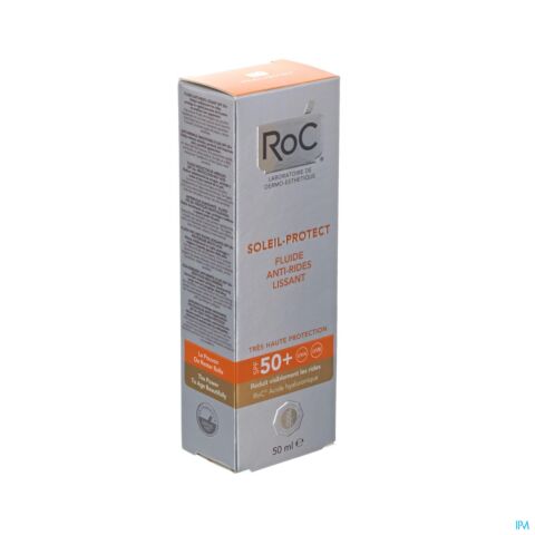 Roc Soleil-Protect Fluide Anti-Rides Lissant IP50+ Tube 50ml