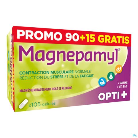 Magnepamyl Opti+ Caps 90+15 Gratuit
