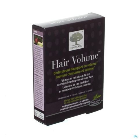 New Nordic Hair Volume Croissance & Volume des Cheveux 30 Comprimés