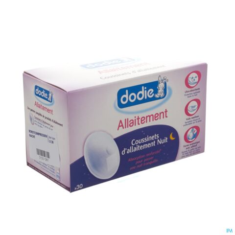 Dodie Coussinets Allaitement Nuit Adhesif 30