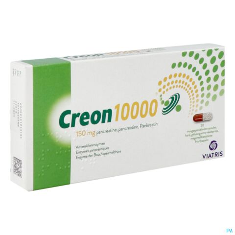 Creon 10000 Caps Gastroresist 20 X 150 Mg