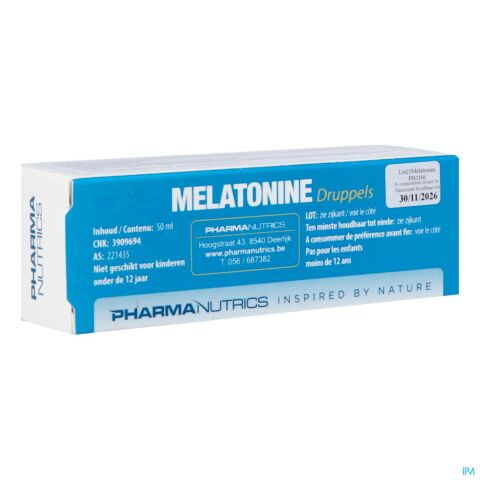 Melatonine Gouttes 50ml Pharmanutrics