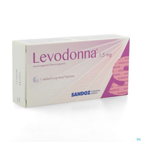 Levodonna 1,5mg Contraception d'Urgence 1 Comprimé