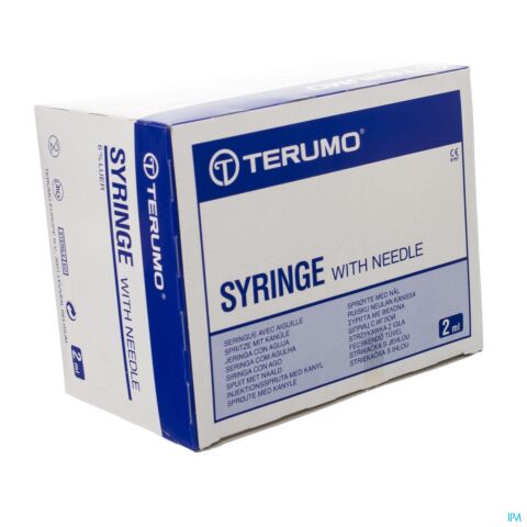 Terumo Seringue 2,5ml Avec Aiguille 25g 5/8 100