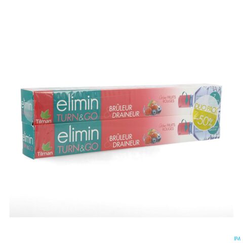 Elimin Turn&go Fruits Rouges Duo Pack Bouchons 2x7
