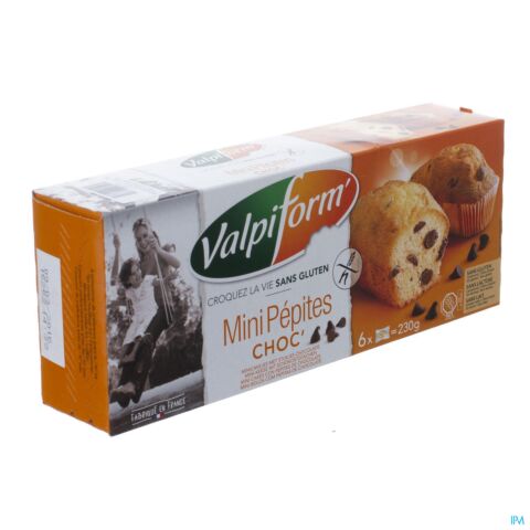 Valpi Mini Cakes Chocolat S/gluten 6x40g 4017