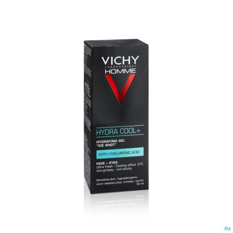 Vichy Homme Hydra Cool+ Gel Hydratant Visage 50ml