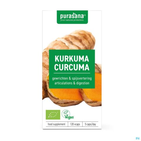Purasana Vegan Curcuma Bio Caps 120