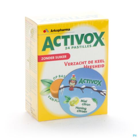 Activox Miel-citron Ss Past 24 Cfr 3567575