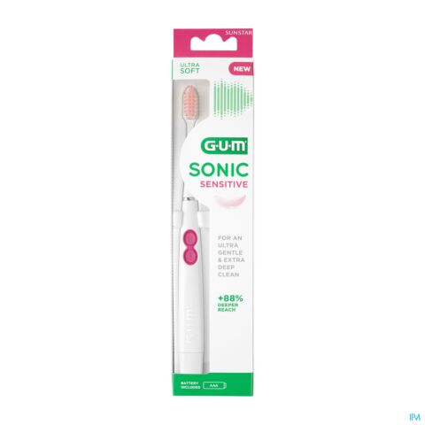 Gum Sonic Sensitive Brosse Dents Pile 4101mpk
