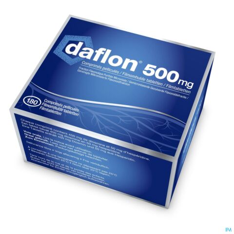 Daflon 500mg 180 Comprimés Pelliculés
