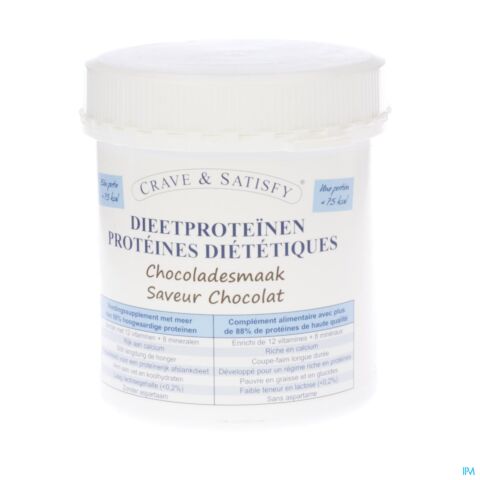 Crave & Satisfy Proteines Diet.chocola Pdr Pot200g