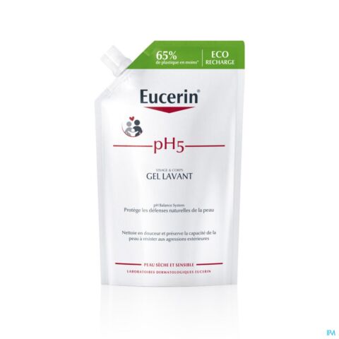Eucerin pH5 Gel Lavant Peau Sèche & Sensible Recharge 400ml