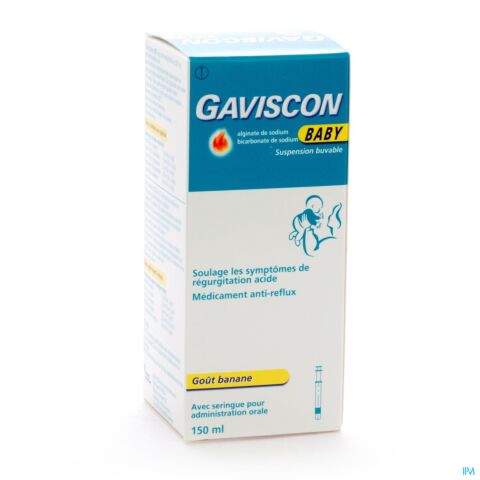Gaviscon Baby Suspension Buvable Flacon 150ml