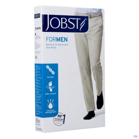 Jobst For Men Socks C1 Mi-bas Black l 7525501