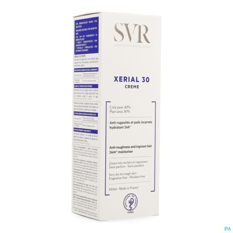 SVR Xerial 30 Crème Anti-Rugosités & Poils Incarnés Hydratant 24h Tube 100ml