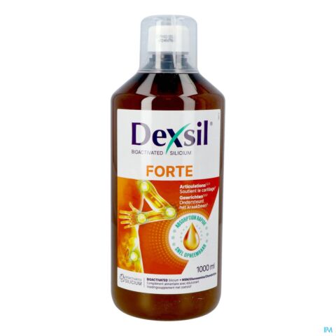 Dexsil Forte Articulations Silicium Organique + MSM Glucosamine Chondroïtine Solution Buvable Flacon 1l