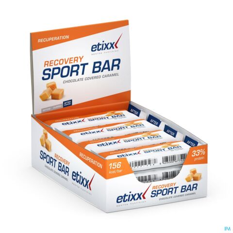 Etixx Recuperation Recovery Plus Energy Sport Bar Caramel 12x40g
