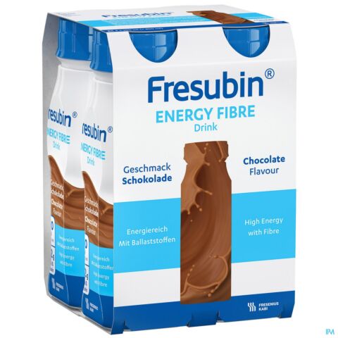Fresubin Energy Fibre Drink Chocolat Bouteille 4x200ml
