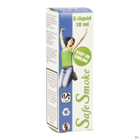 Safe Smoke E-liquid 6mg/ml Nicotine Mint 10ml
