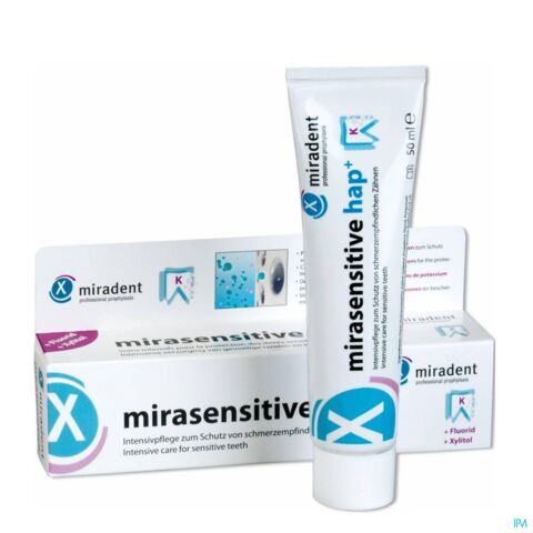 Miradent Mirasensitive Hap+ Dentifrice Tube 50ml