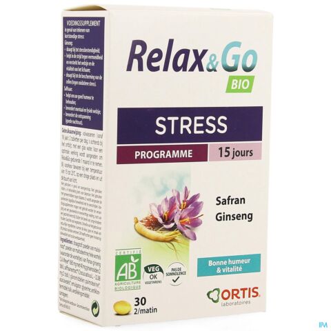 Ortis Relax&Go Stress 30 Comprimés