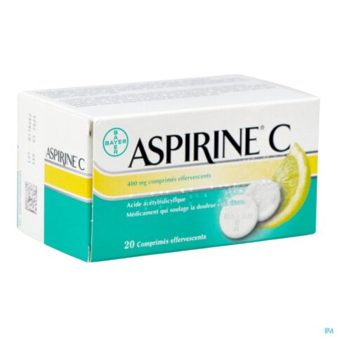 Aspirine-C 20 Comprimés Effervescents