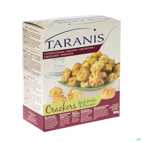 Taranis Crackers Herbes De Provence 100g 6757