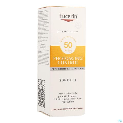 Eucerin Sun Photoaging Control Fluide Anti-Âge IP50+ Flacon Airless 50ml