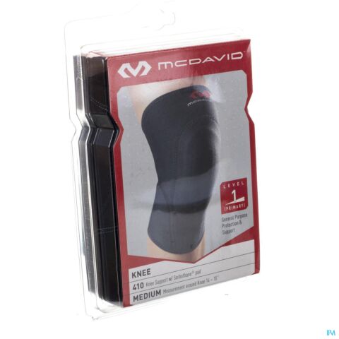 Mcdavid Knee Bandage Elastic Black M 410
