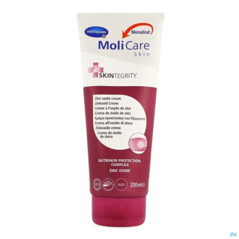 Hartmann Molicare Skin Protect Crème à l'Oxyde de Zinc Tube 200ml