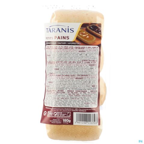 Taranis petits pains plateau 4x45g 4634