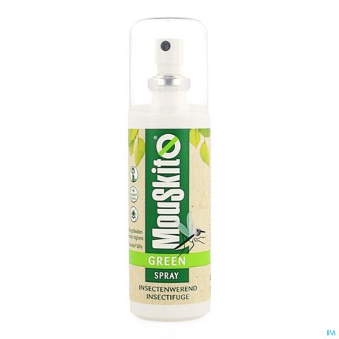 Mouskito Green Spray Insectifuge Citriodiol 30% Toutes Régions 100ml