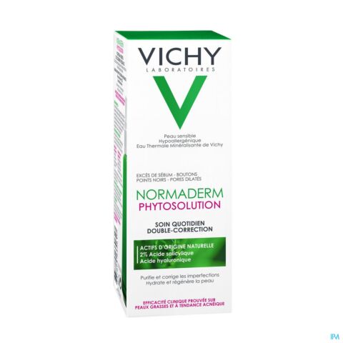 Vichy Normaderm Phytosolution Soin Correcteur Imperfections Double Action Flacon Airless 50ml