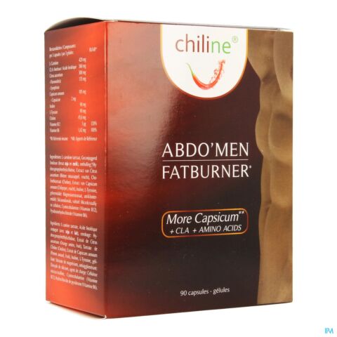 Chiline Abdo'Men Fatburner 90 Gélules