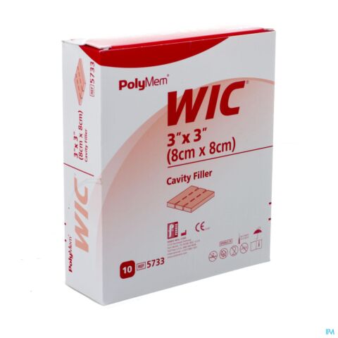 Polymem Wic Cavity Wound Filler 8x8cm 10